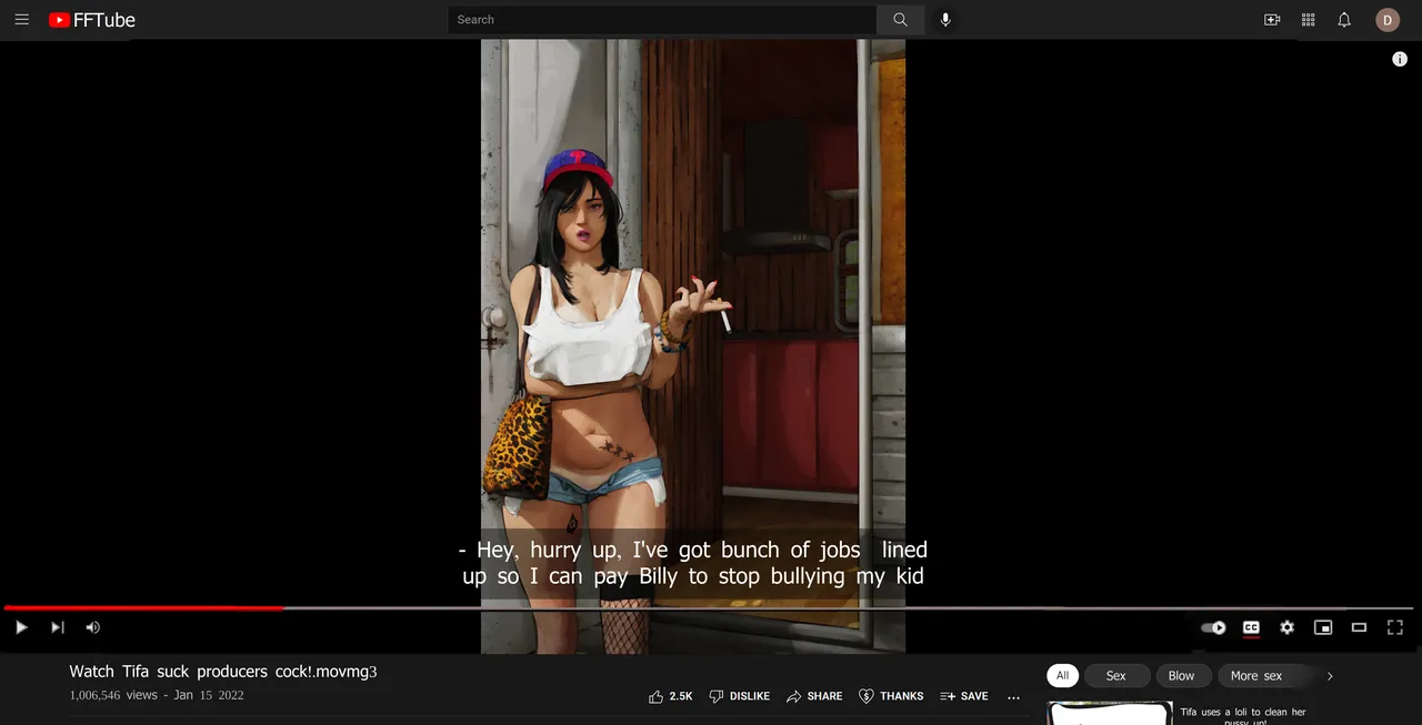 The decline of Tifa Lockhart page 8 full