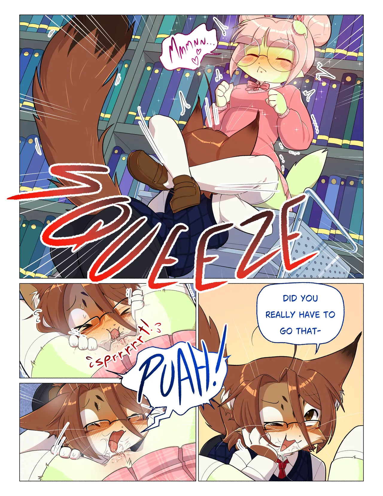 Orito and Minette: Visit the Library page 10 full