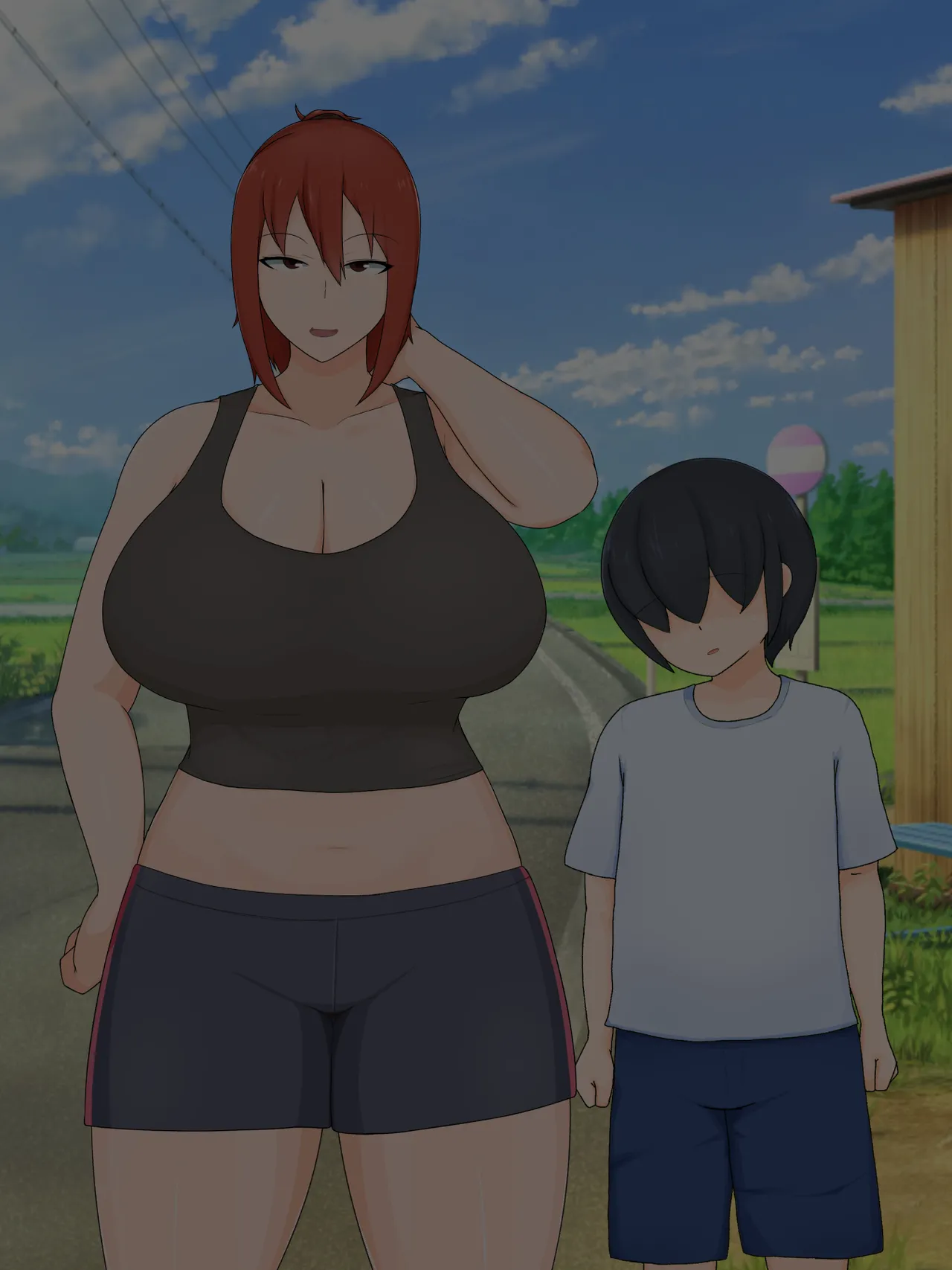 Sabasaba shita Ki no Tsuyosou na Onee-san Yowami o Nigirare Kimoi Ossan ni Okasareru... | A cool, strong-willed older sister gets her weakness exposed and is raped by a disgusting old man… page 7 full
