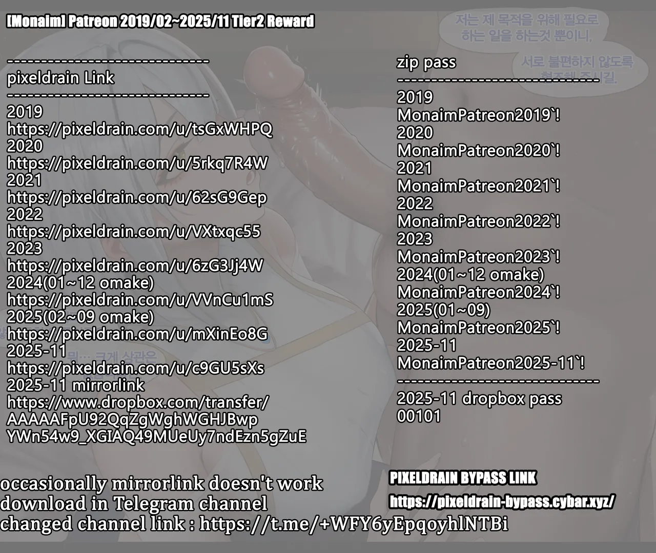 Patreon 2019/02~2025/11 Tier2 Reward page 1 full