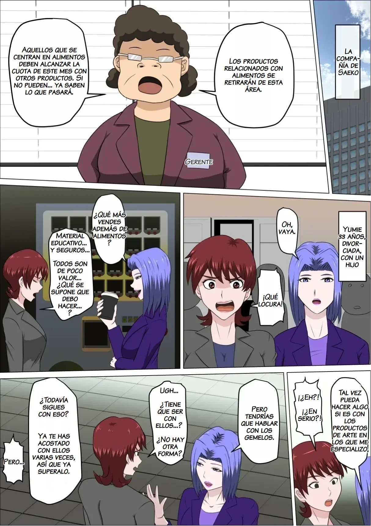 Musuko no Doukyuusei ni Makura Eigyou Monogatari 8｜Una Anécdota sobre Mí Prostituyéndome con el Compañero de Clases de Mi Hijo 8 page 3 full