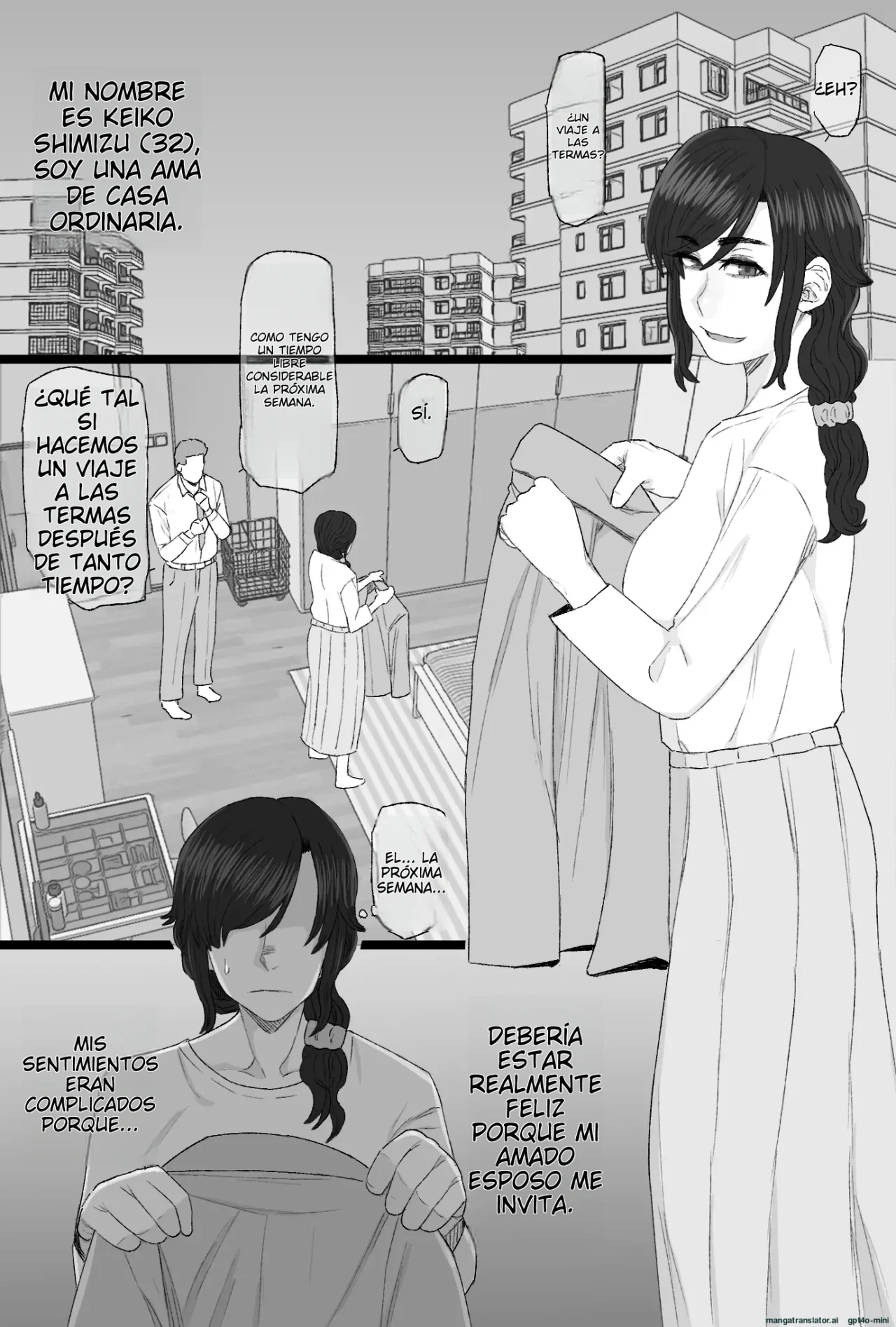 Senshoku Tsuma 8 ~4P Furin Onsen Ryokou Hen~｜Esposa Infiel 8 ~Viaje a la Fuente Termal de Infidelidad de 4 Personas~ page 2 full