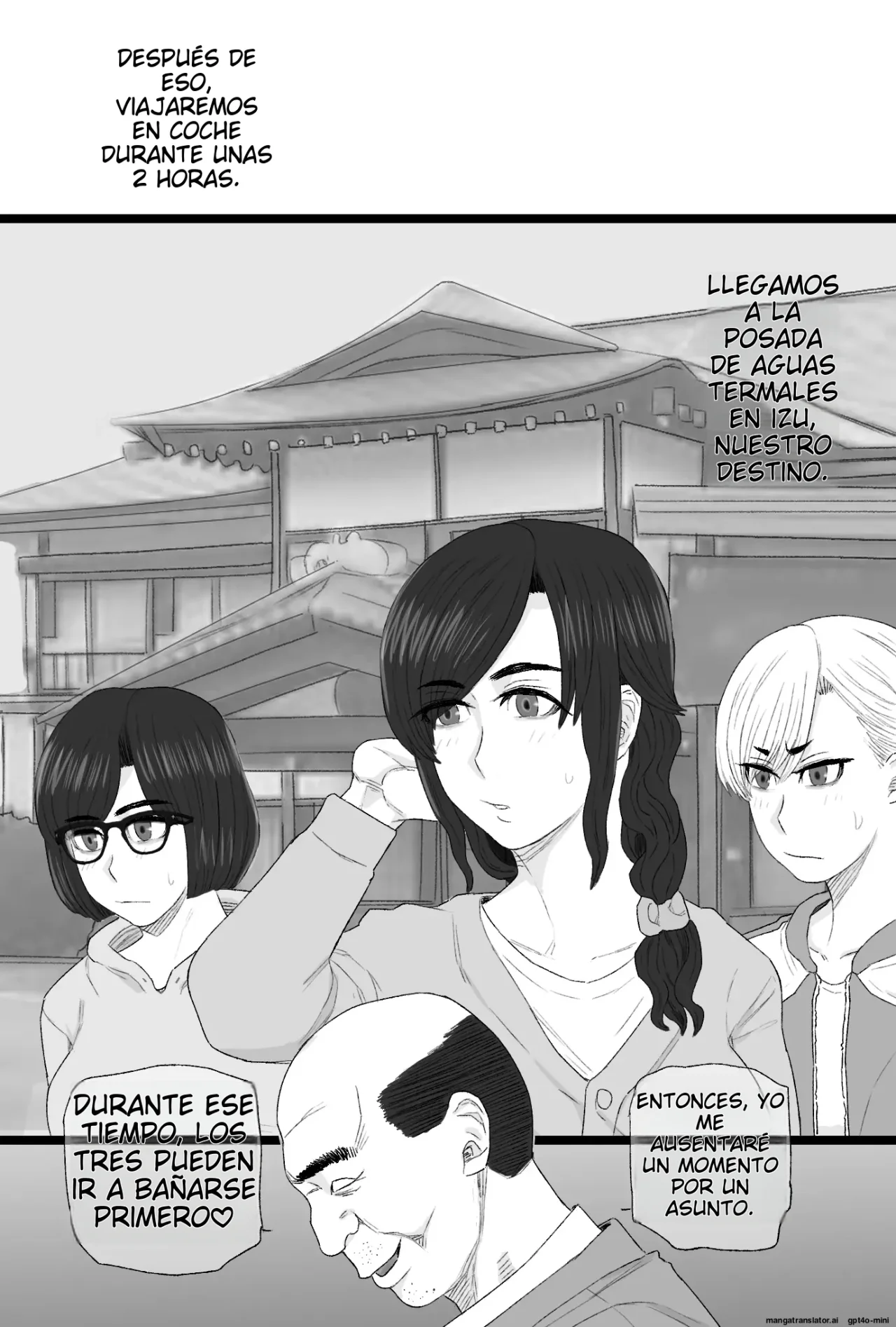 Senshoku Tsuma 8 ~4P Furin Onsen Ryokou Hen~｜Esposa Infiel 8 ~Viaje a la Fuente Termal de Infidelidad de 4 Personas~ page 6 full