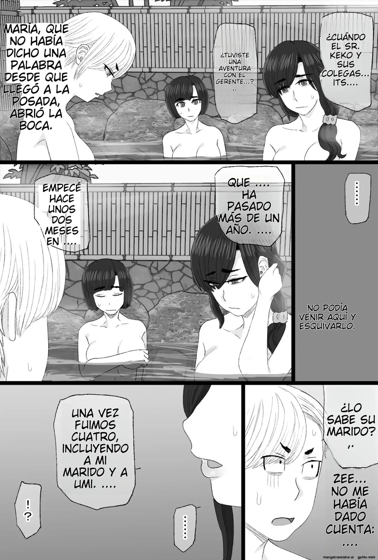Senshoku Tsuma 8 ~4P Furin Onsen Ryokou Hen~｜Esposa Infiel 8 ~Viaje a la Fuente Termal de Infidelidad de 4 Personas~ page 8 full