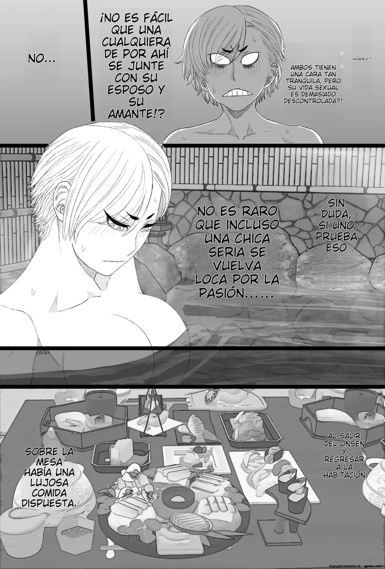 Senshoku Tsuma 8 ~4P Furin Onsen Ryokou Hen~｜Esposa Infiel 8 ~Viaje a la Fuente Termal de Infidelidad de 4 Personas~ page 9 full