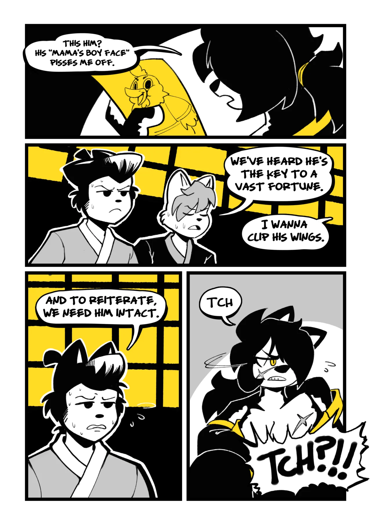 Hachimitsu Blade For Hire: Chapter 1 - Farewell to Arms page 4 full