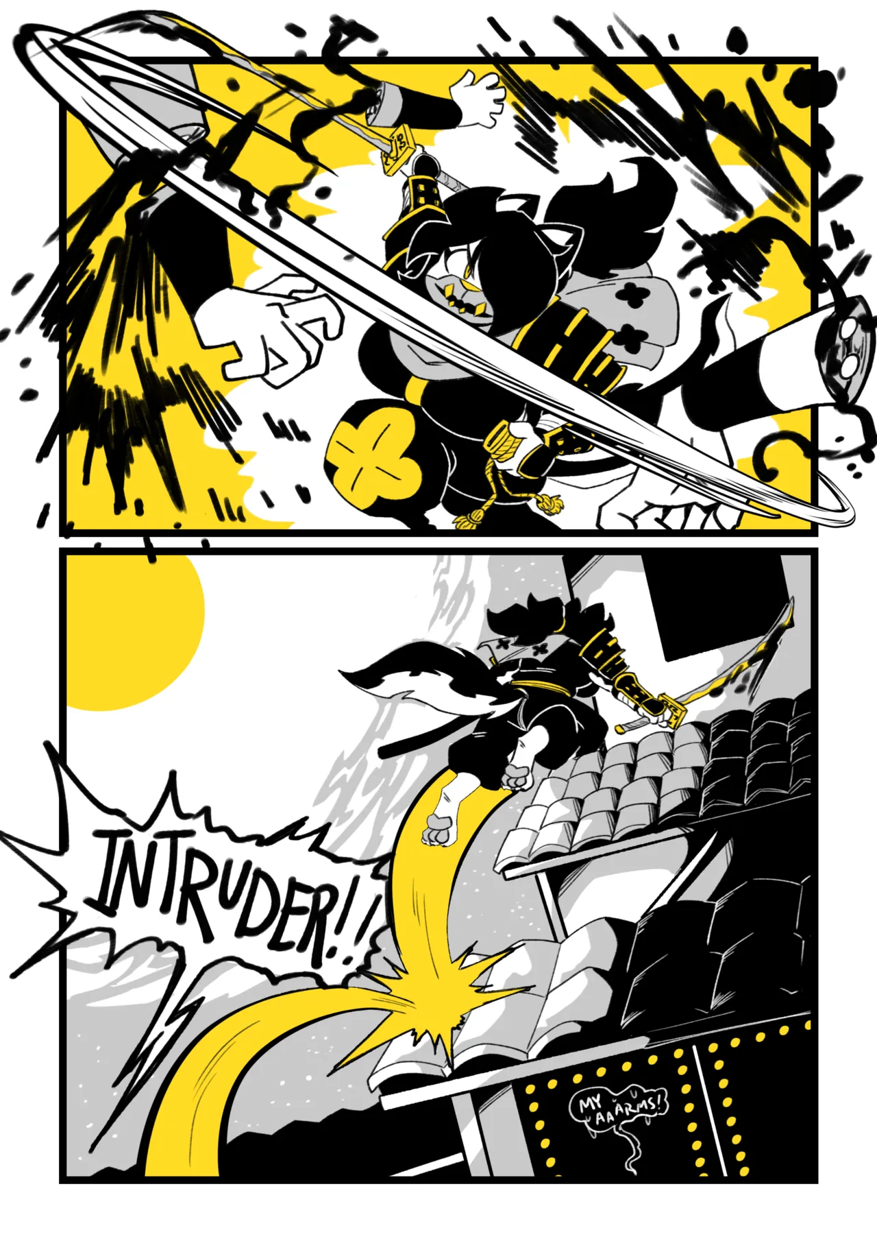 Hachimitsu Blade For Hire: Chapter 1 - Farewell to Arms page 7 full