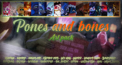 Pones and bones art pack