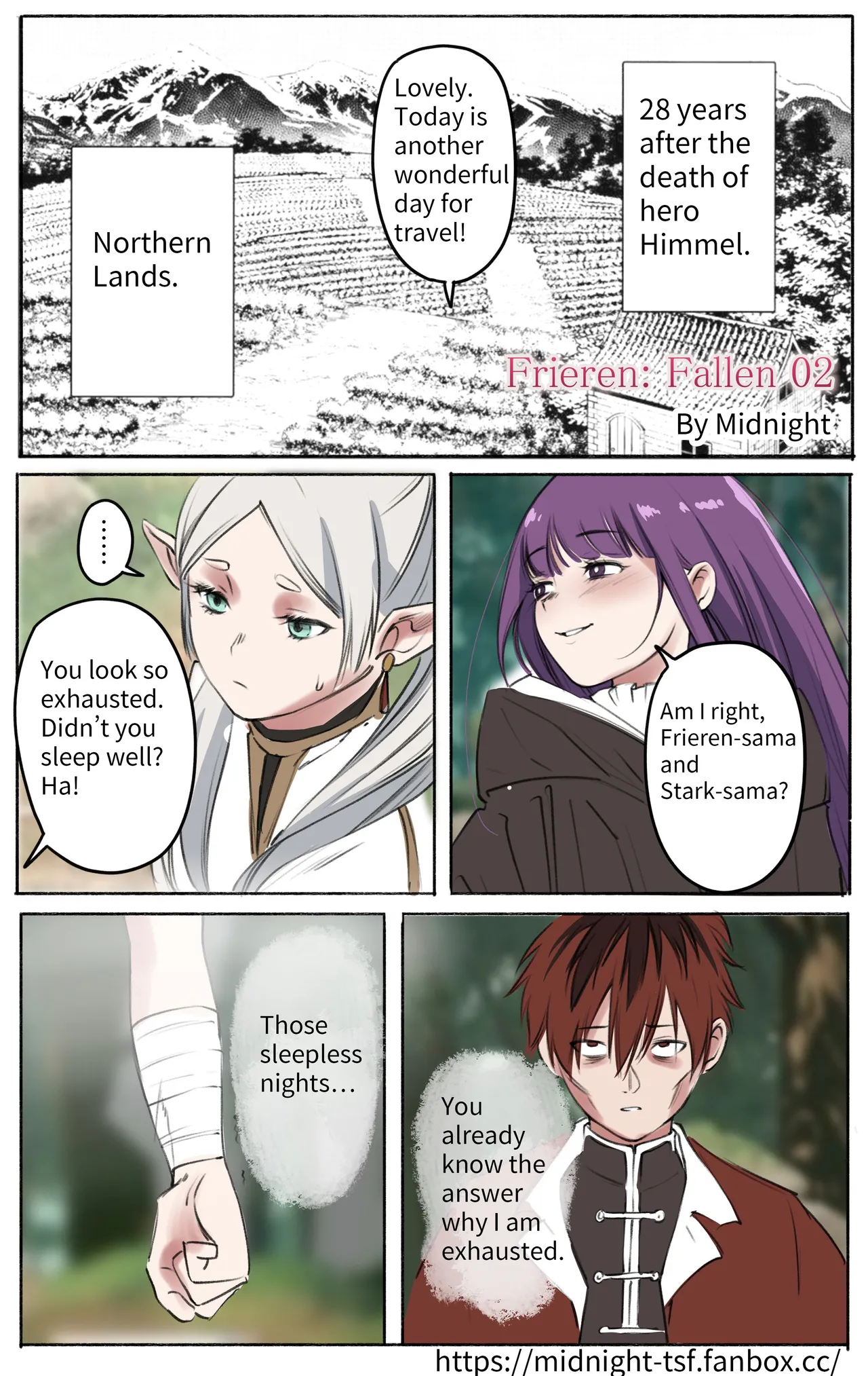 Yamiochi no Frieren 02 | Frieren-Fallen 02 page 1 full