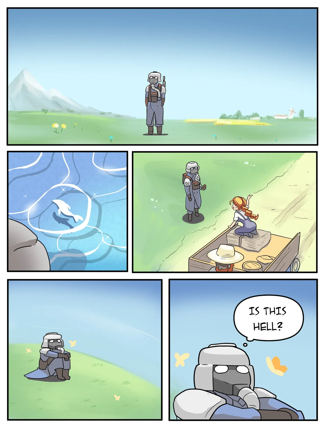 Kriegsman on a Paradise World page 1 full