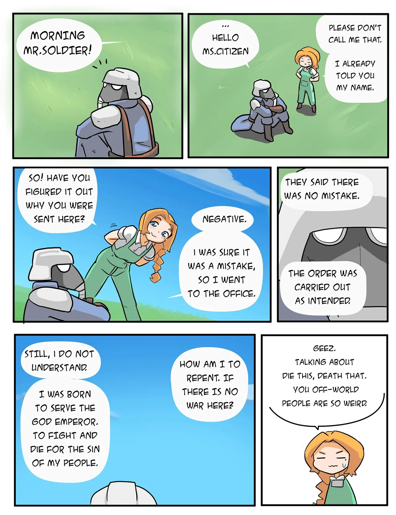 Kriegsman on a Paradise World page 2 full