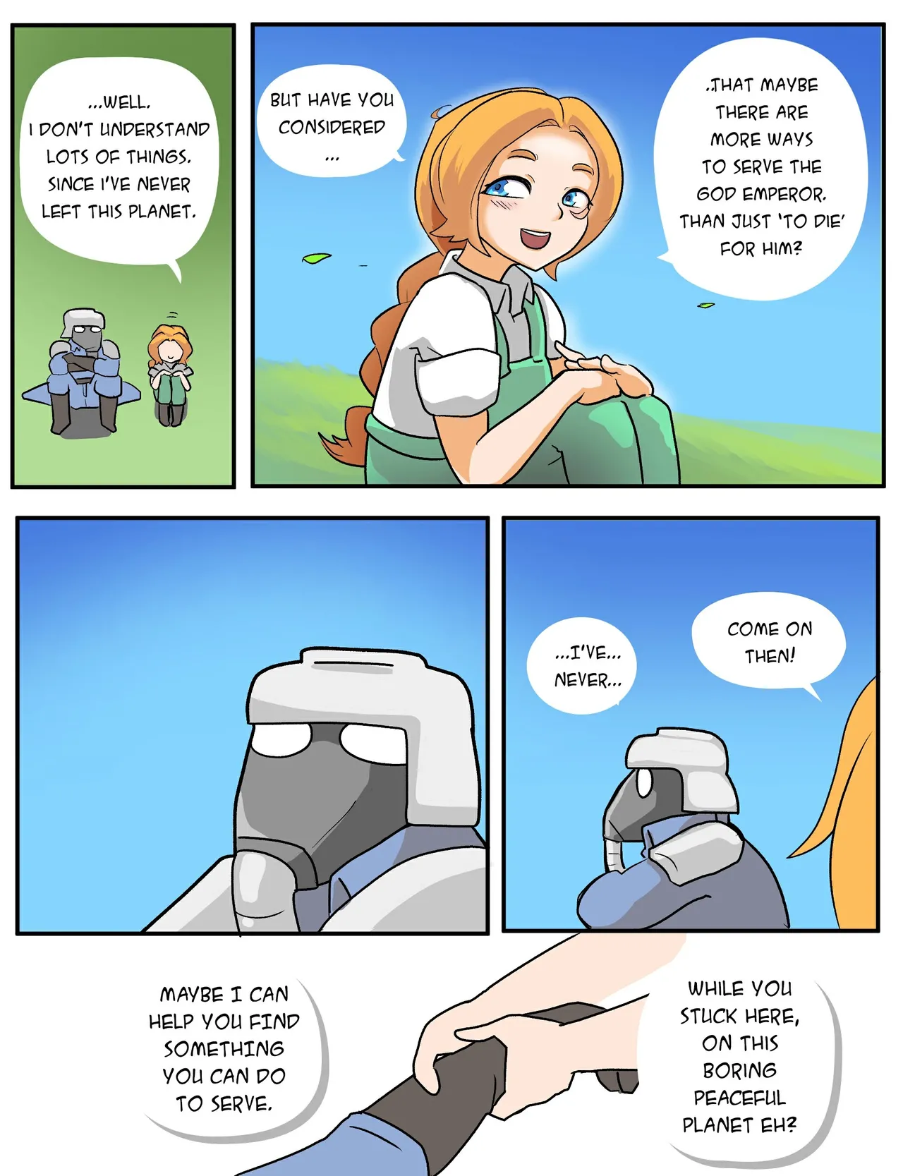 Kriegsman on a Paradise World page 3 full