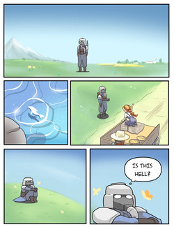 Kriegsman on a Paradise World