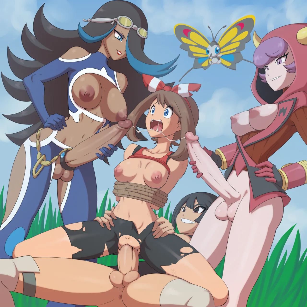 May and the Wild Futas page 1 full