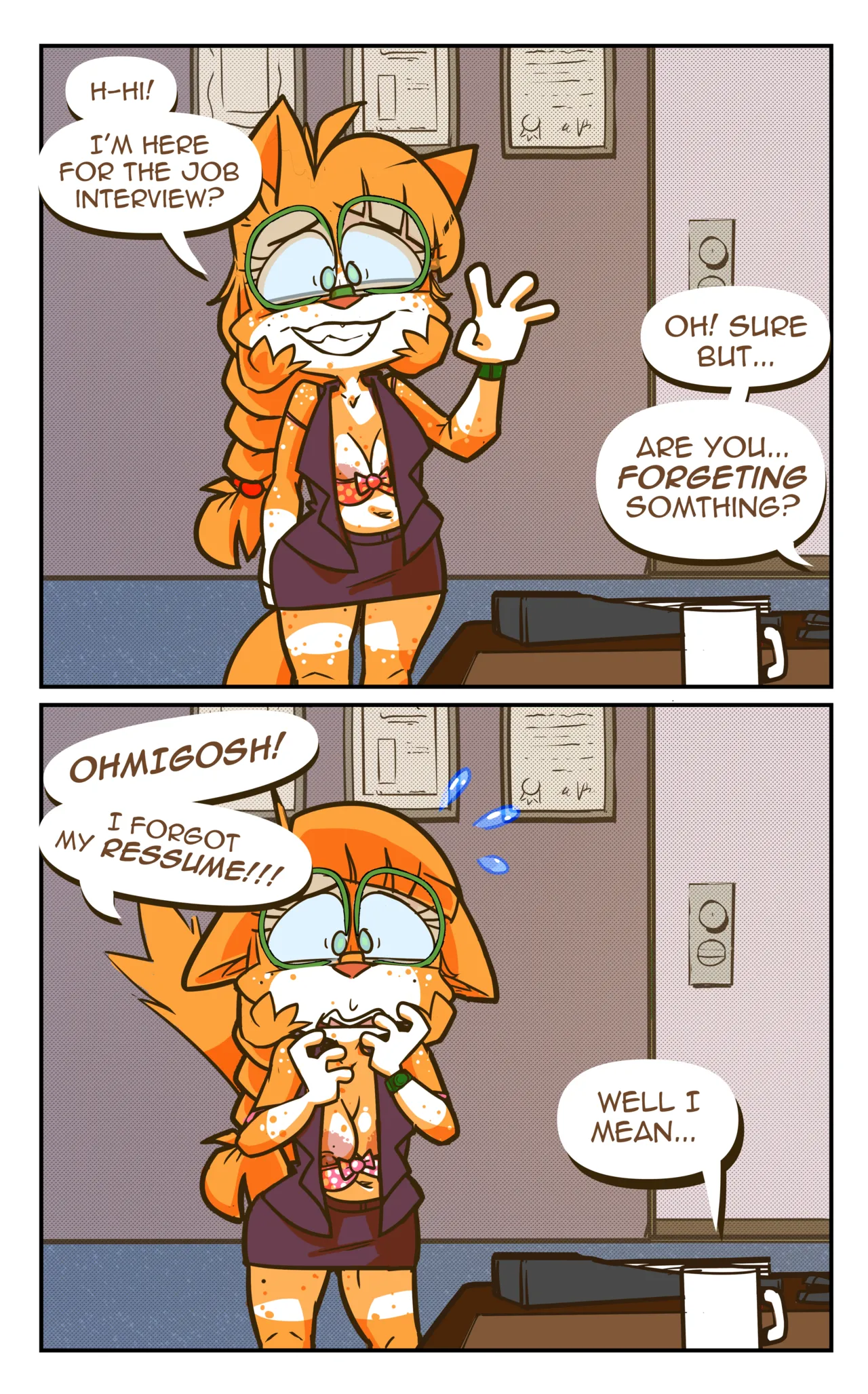 April Gets a Job page 1 full