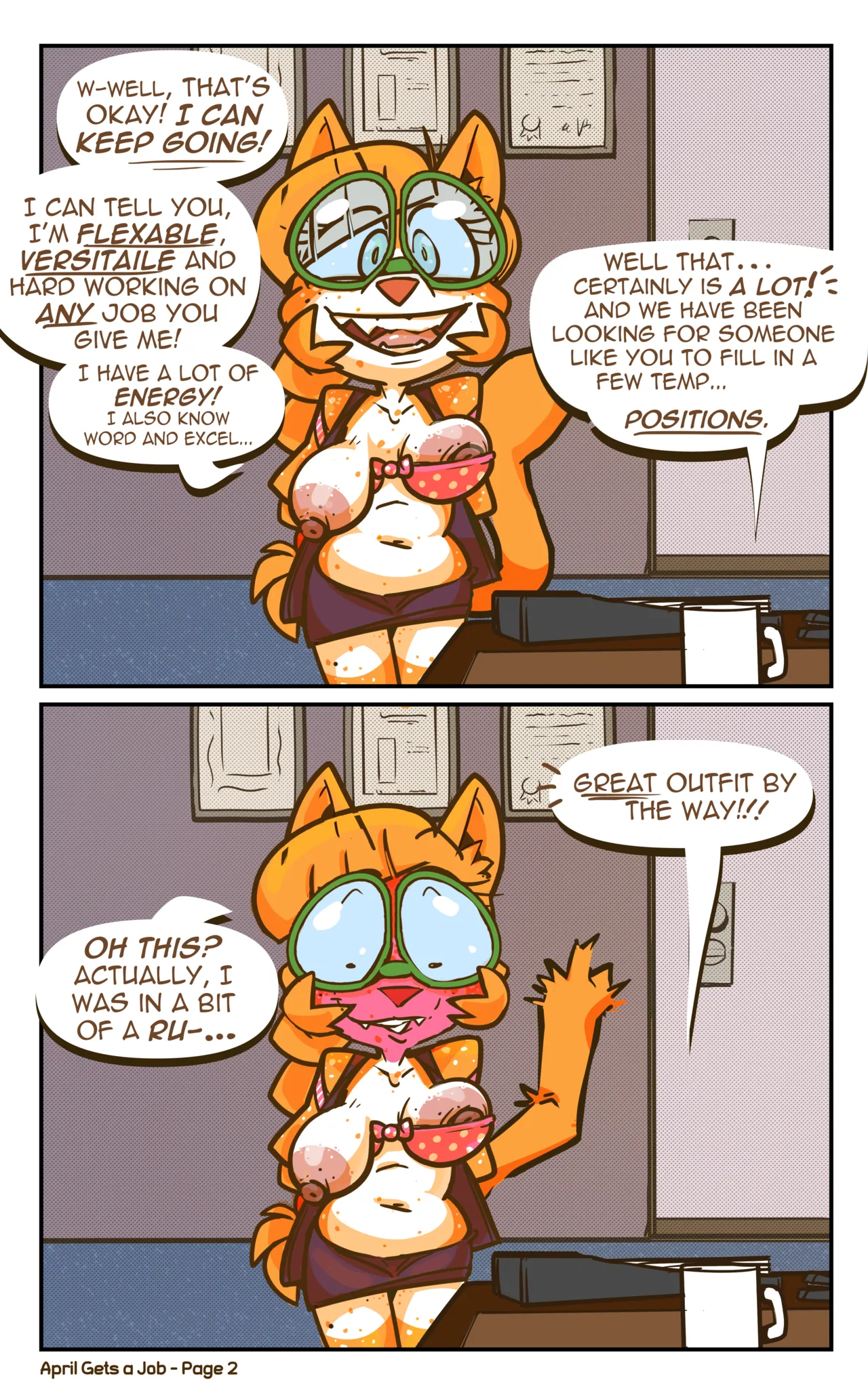 April Gets a Job page 2 full