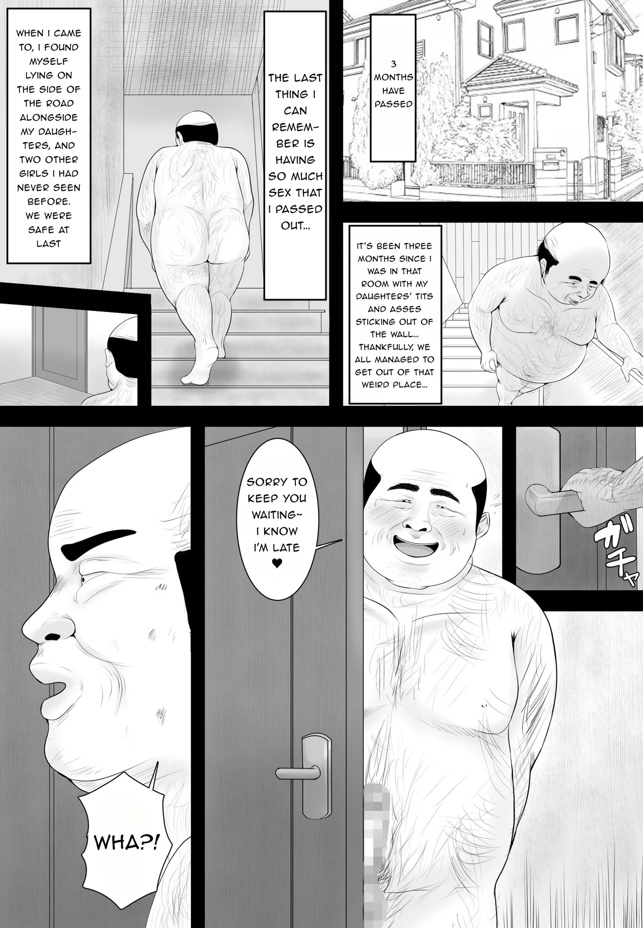 Kyonyuu JK o Tasuketakereba Musume no Hadaka Atete mite 3 | Guess Which One's Your Naked Busty JK Daughter Or Else! 3 page 3 full