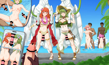 Swimsuit Celica, Paola and others are attacked by bandits あすも / Pazu_056 cover