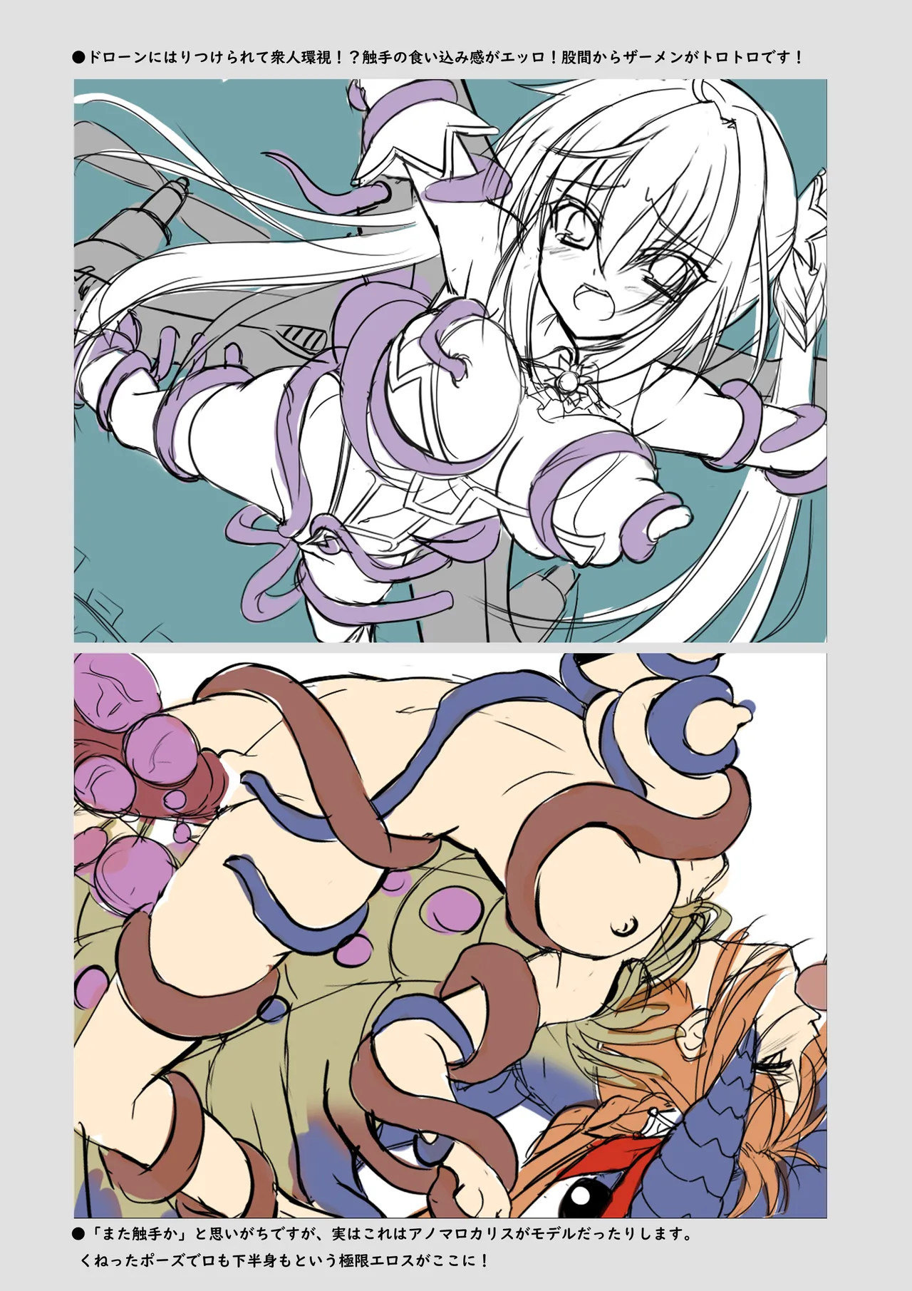 Mahou Shoujo Arisa - Ishu Shokushu Mugen Acme Jutai-【Tokuten Digital Rough Artbook】 page 10 full