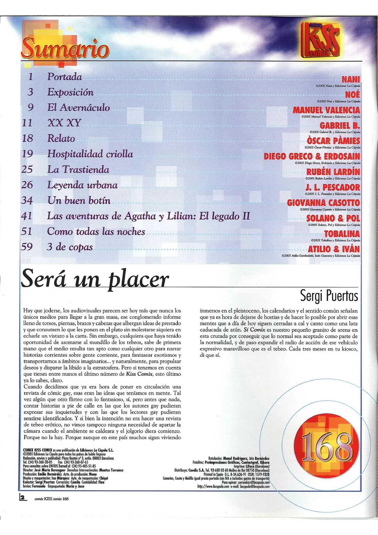 Kiss Comix #168 page 2 full