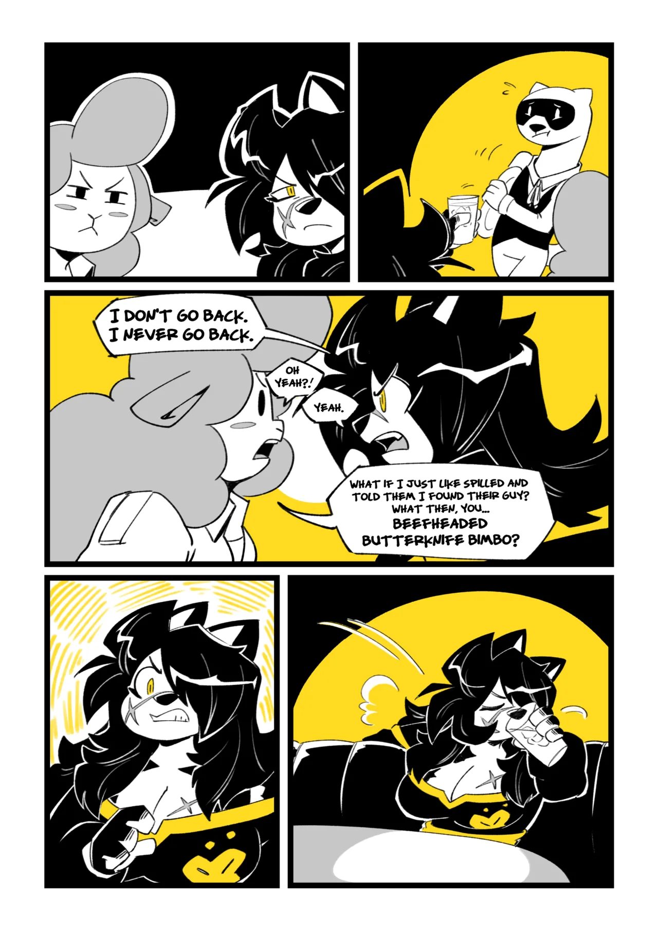 Hachimitsu Blade For Hire: Chapter 2 - A Hit at the Diner page 10 full