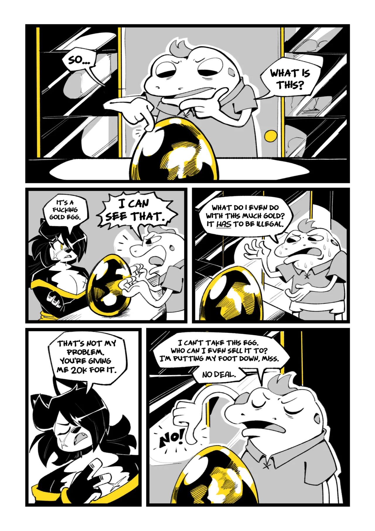 Hachimitsu Blade For Hire: Chapter 2 - A Hit at the Diner page 3 full