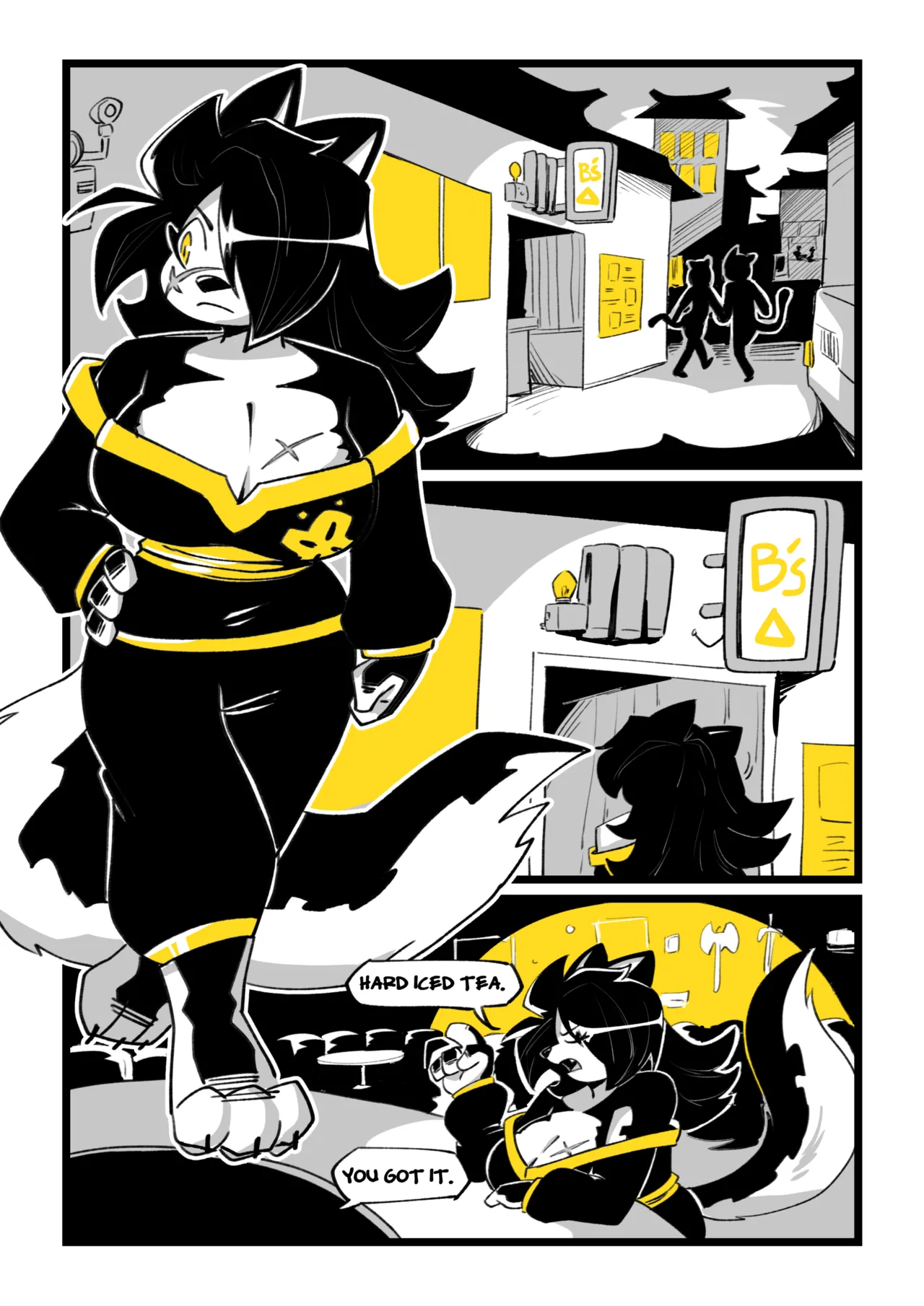 Hachimitsu Blade For Hire: Chapter 2 - A Hit at the Diner page 5 full
