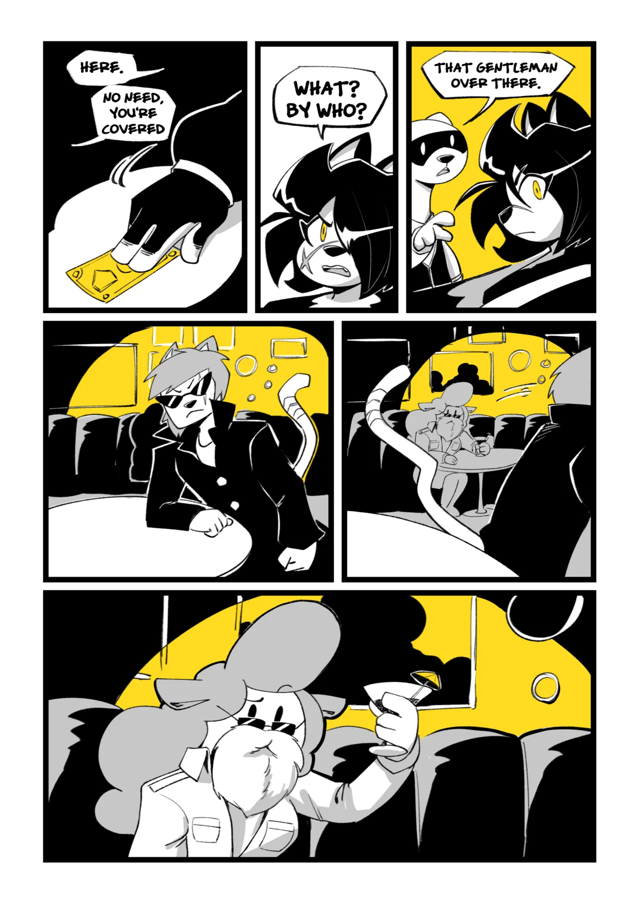 Hachimitsu Blade For Hire: Chapter 2 - A Hit at the Diner page 6 full