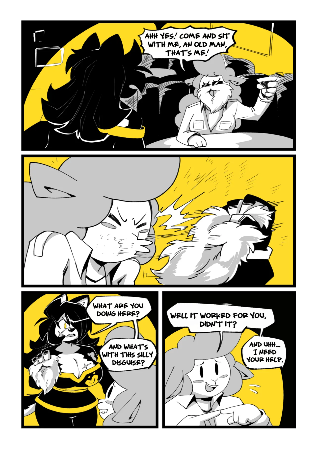 Hachimitsu Blade For Hire: Chapter 2 - A Hit at the Diner page 7 full