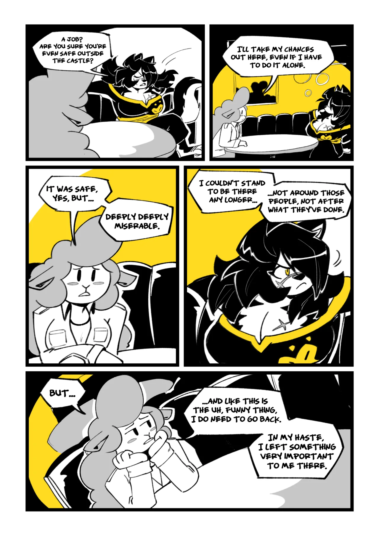 Hachimitsu Blade For Hire: Chapter 2 - A Hit at the Diner page 8 full