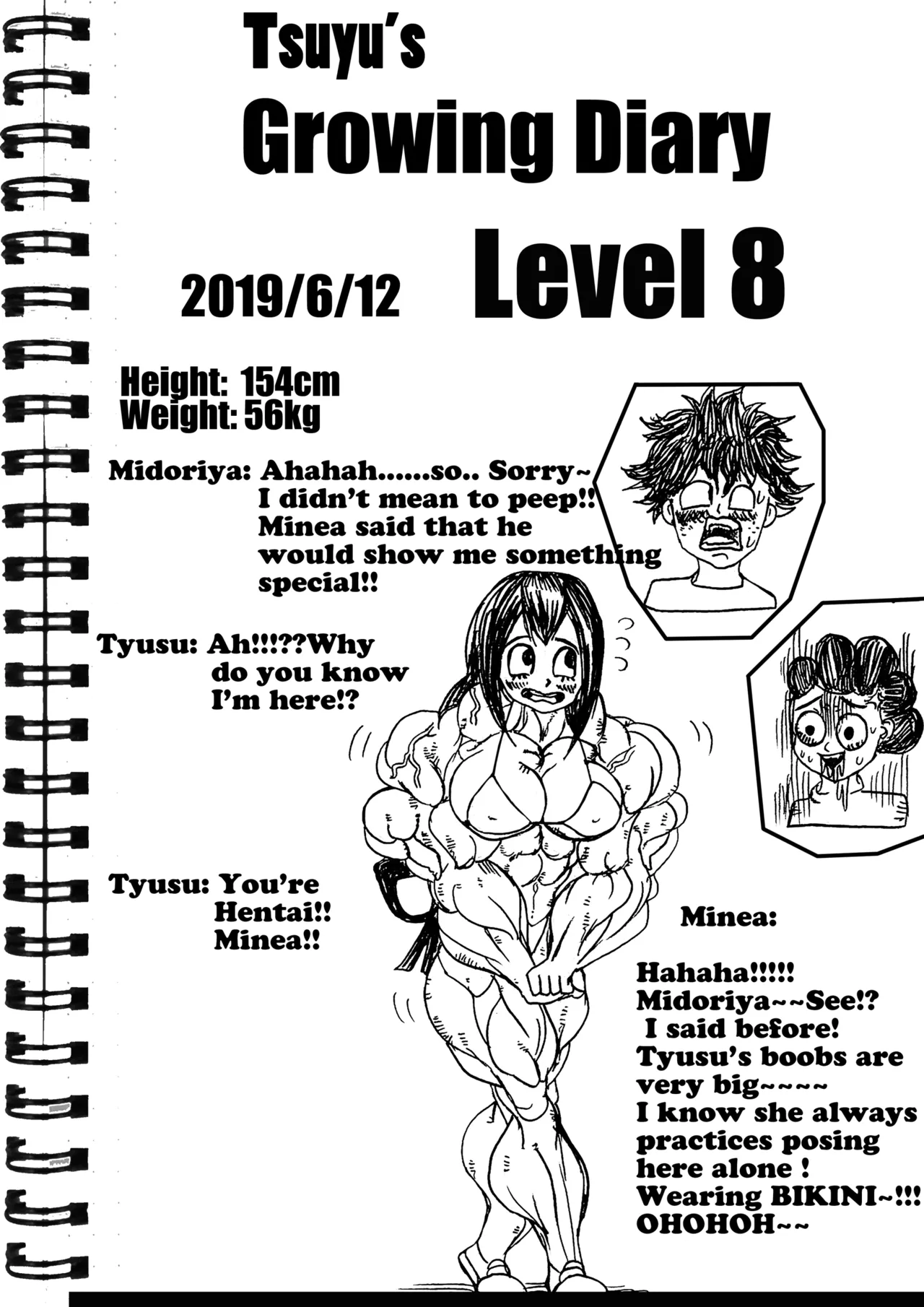 Asui Tsuyu's growing diaries page 5 full