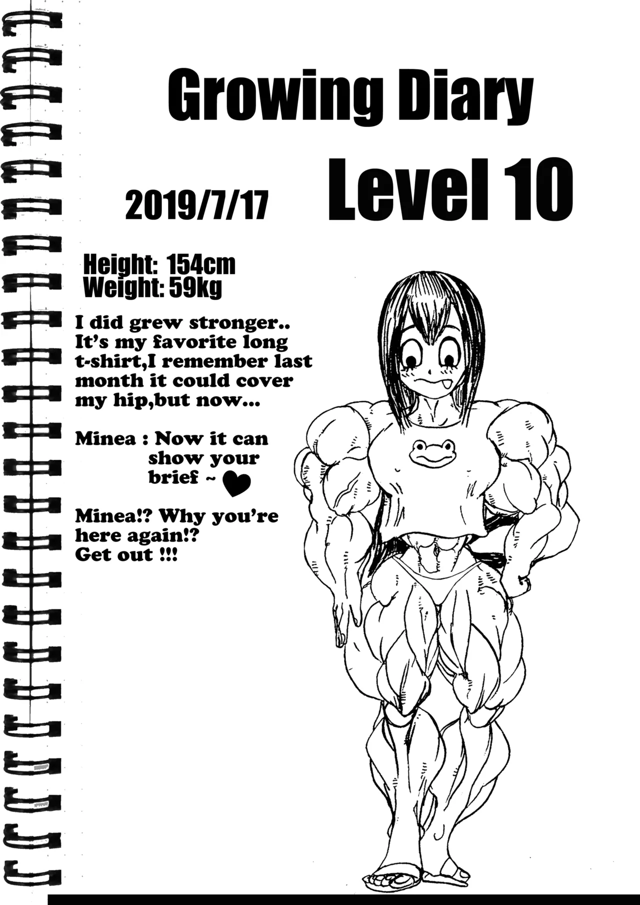 Asui Tsuyu's growing diaries page 6 full