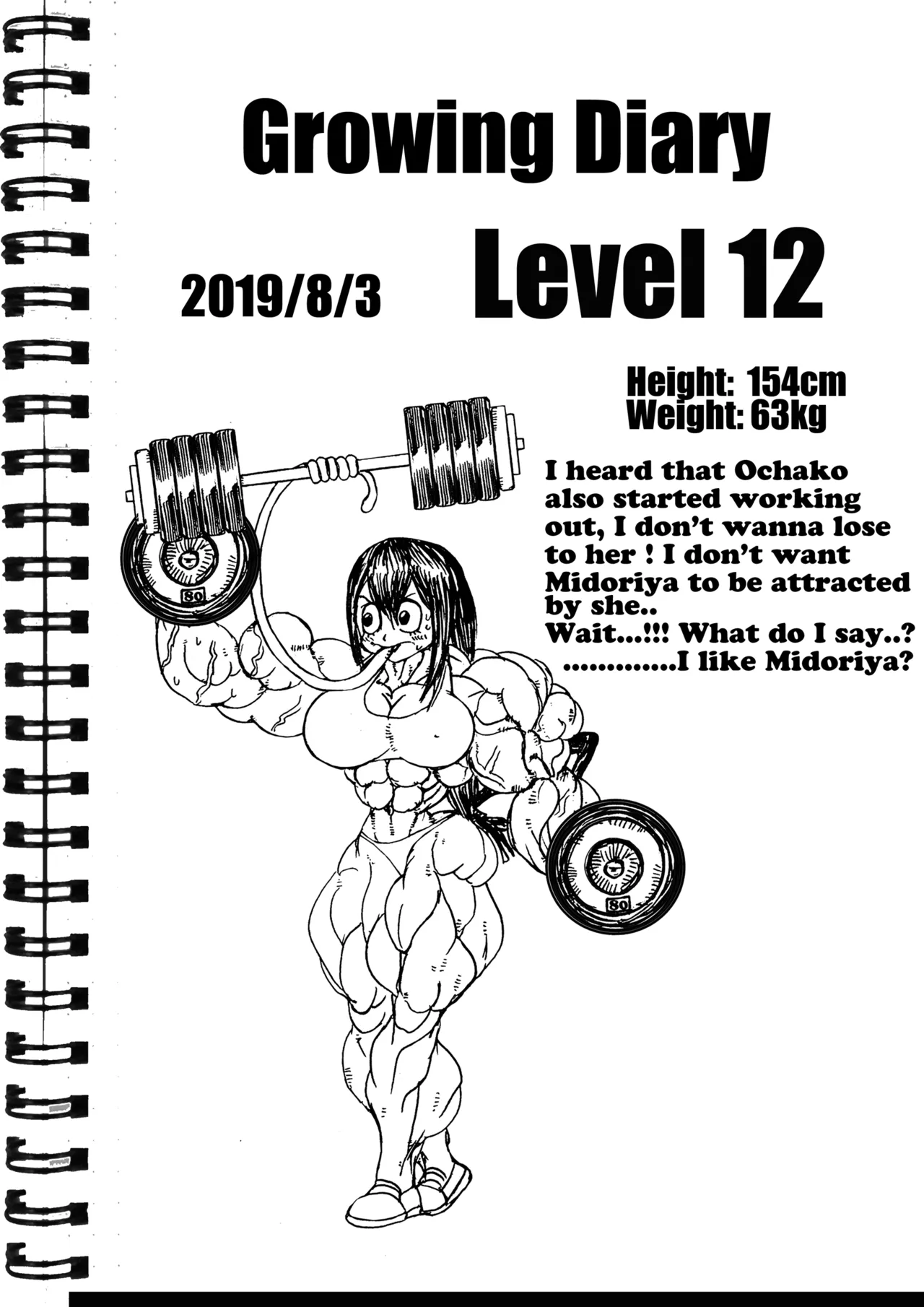 Asui Tsuyu's growing diaries page 7 full