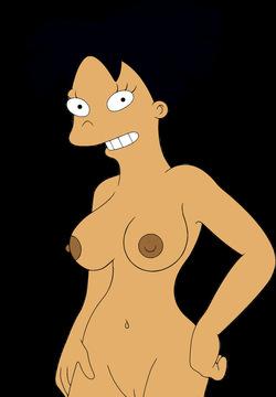 Amy Wong in flat colors