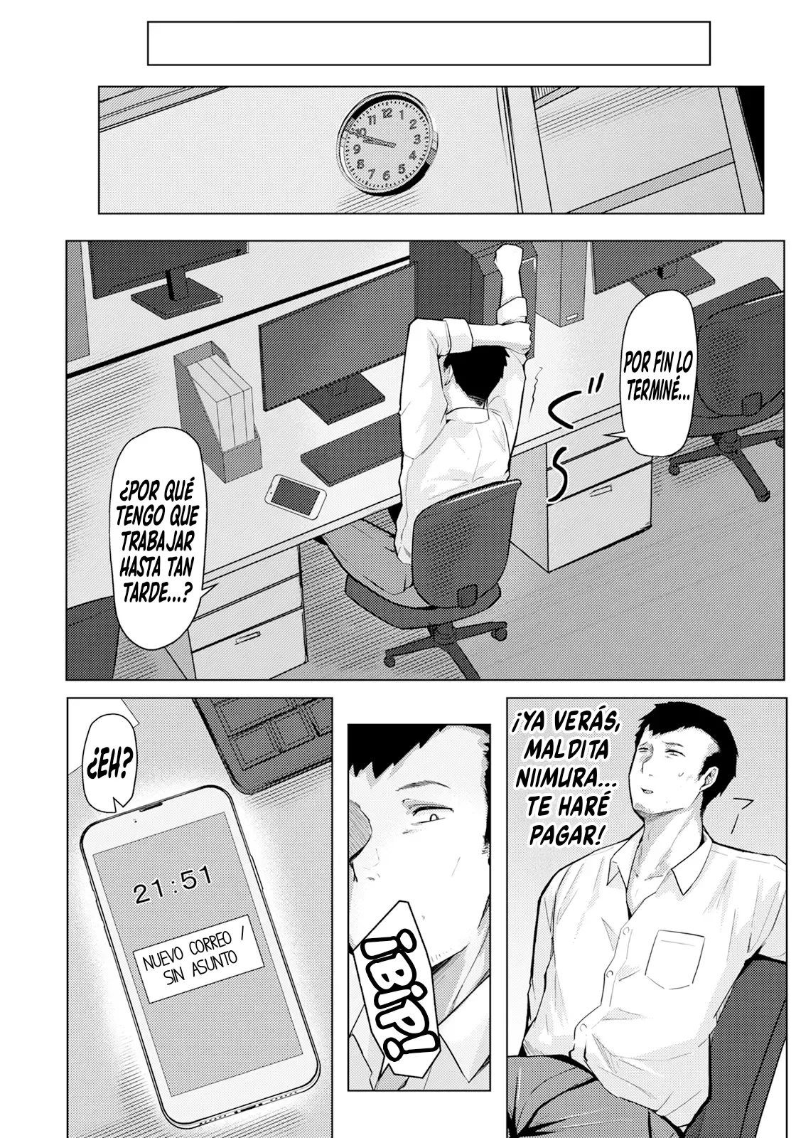 Niowase PoweHara Joushi no Mesu shi kusa｜Insinuaciones׃ ~Los Encantos Femeninos De Una jefa Abusiva~ page 4 full