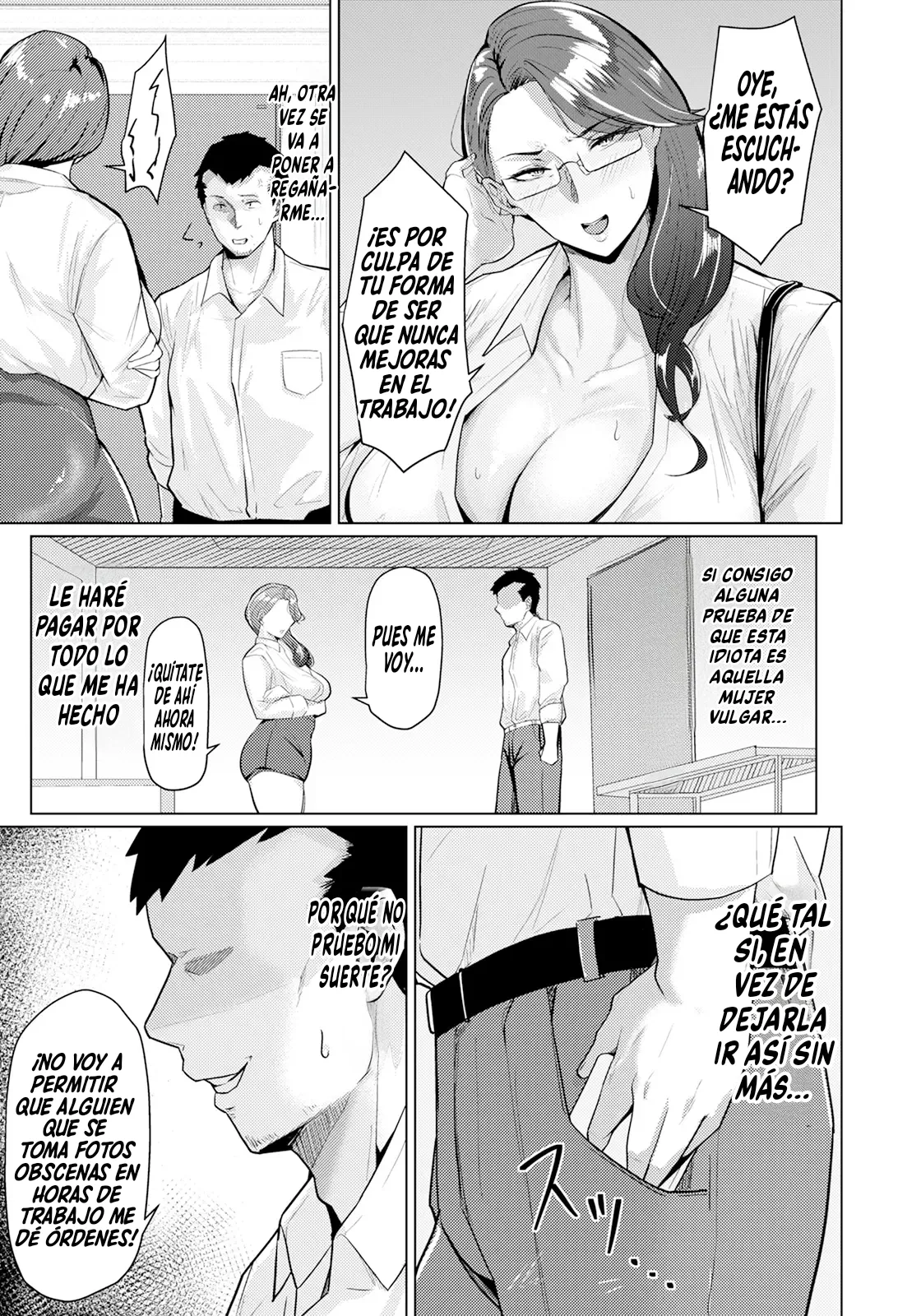 Niowase PoweHara Joushi no Mesu shi kusa｜Insinuaciones׃ ~Los Encantos Femeninos De Una jefa Abusiva~ page 7 full