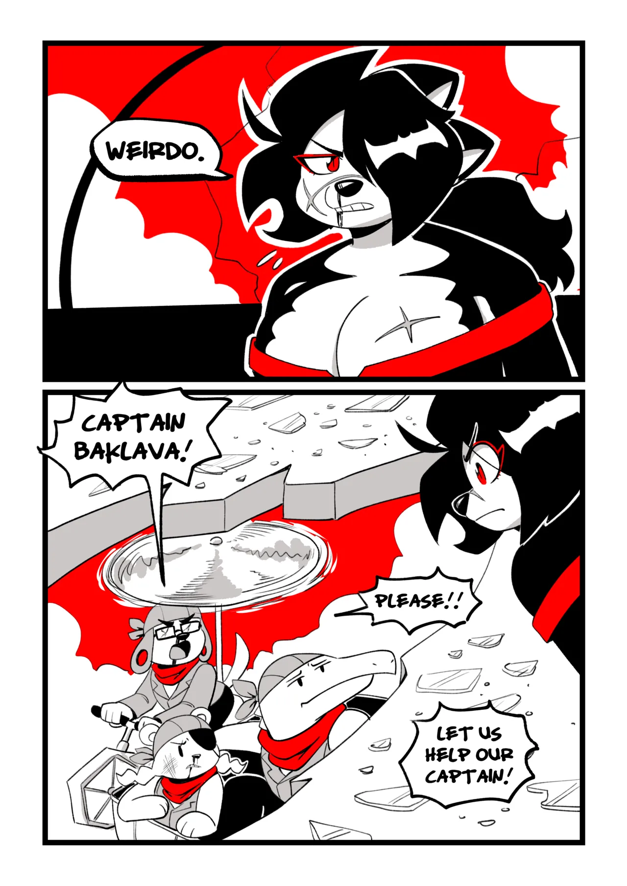 Hachimitsu: Blade for Hire: Chapter 8 - Burnin' Through The Sky page 10 full