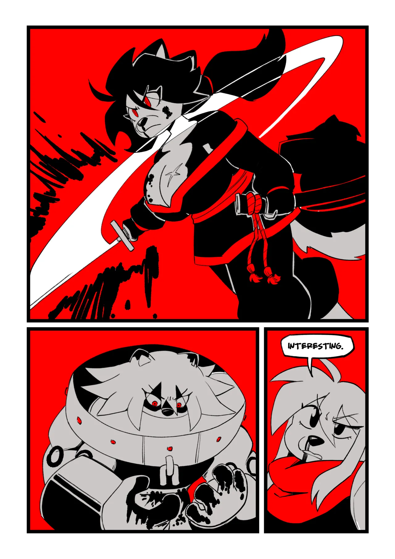 Hachimitsu: Blade for Hire: Chapter 8 - Burnin' Through The Sky page 3 full