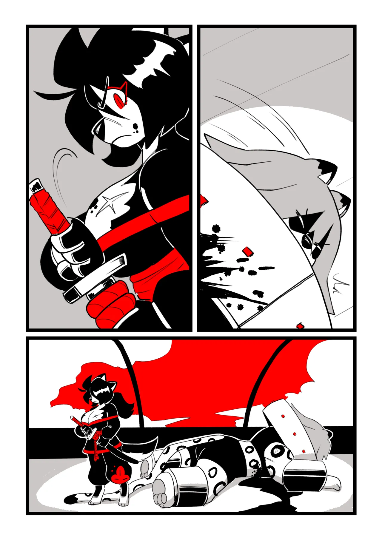 Hachimitsu: Blade for Hire: Chapter 8 - Burnin' Through The Sky page 4 full