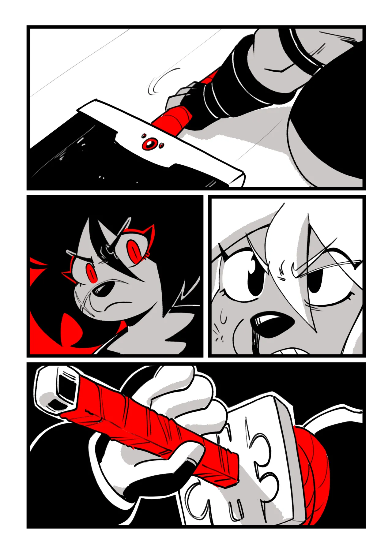 Hachimitsu: Blade for Hire: Chapter 8 - Burnin' Through The Sky page 6 full