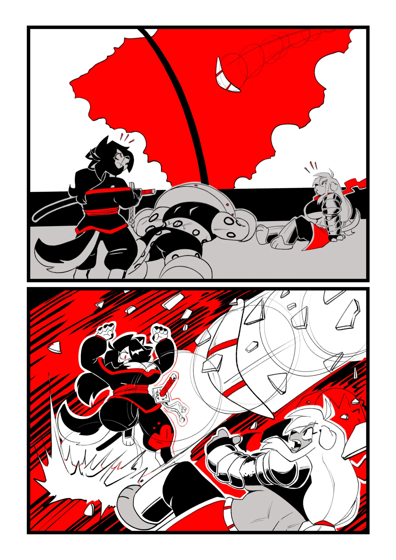Hachimitsu: Blade for Hire: Chapter 8 - Burnin' Through The Sky page 7 full
