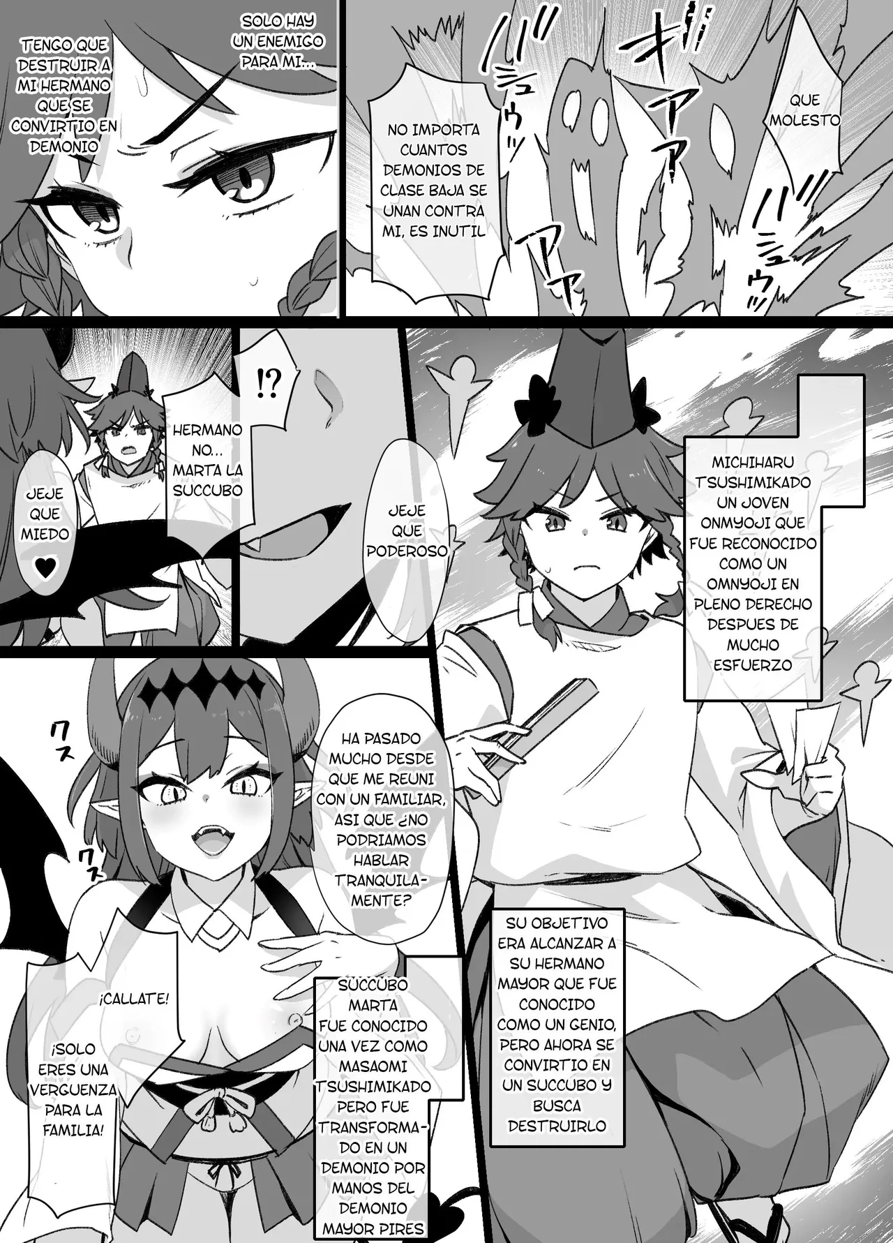 Shonen Onmyouji no Akuochi Inma-ka Manga、Inma Shimai Tanjou Hen page 2 full