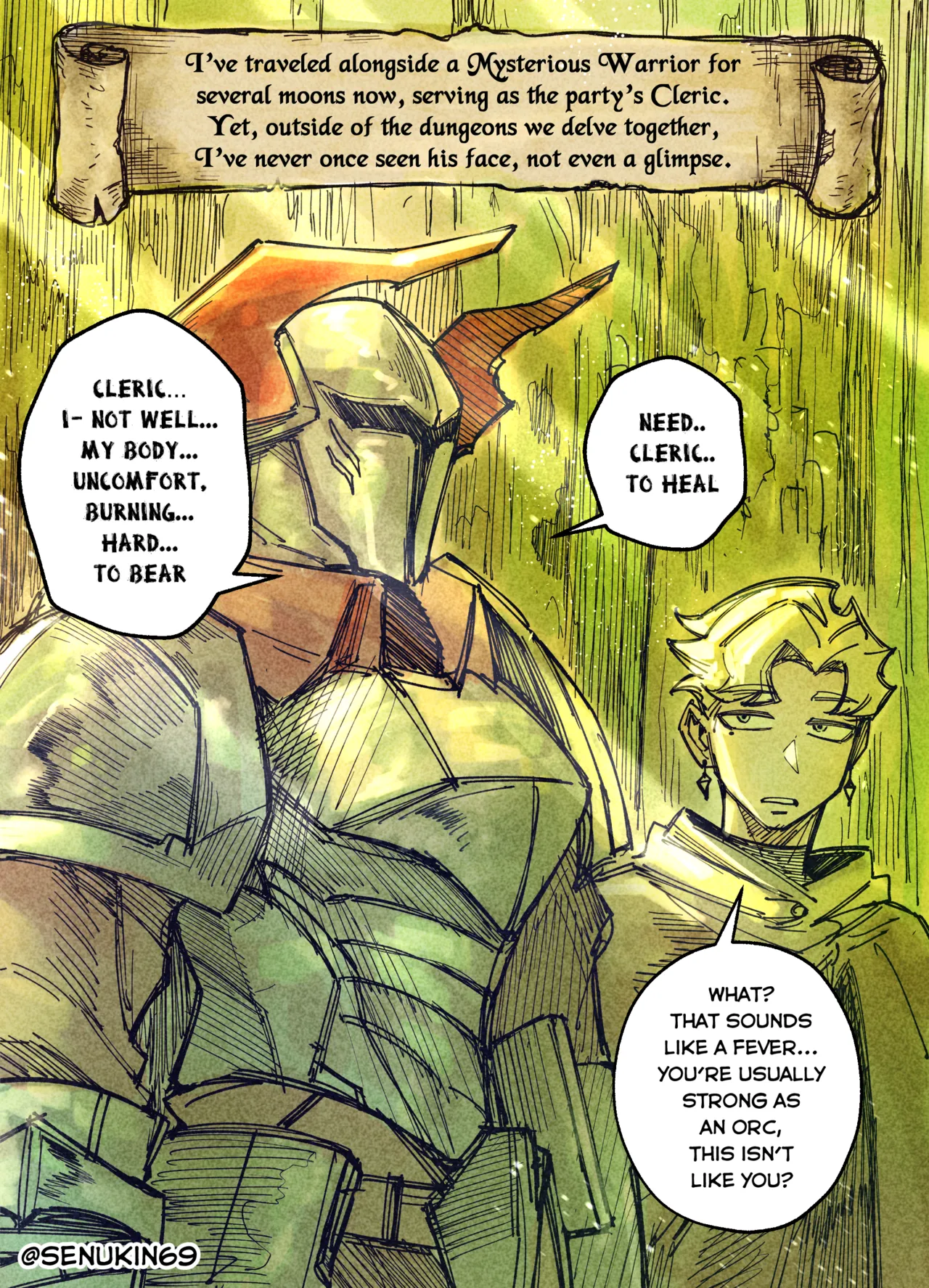 The Cleric and The Horned Warrior - Doomsia's Healing Sessions page 1 full