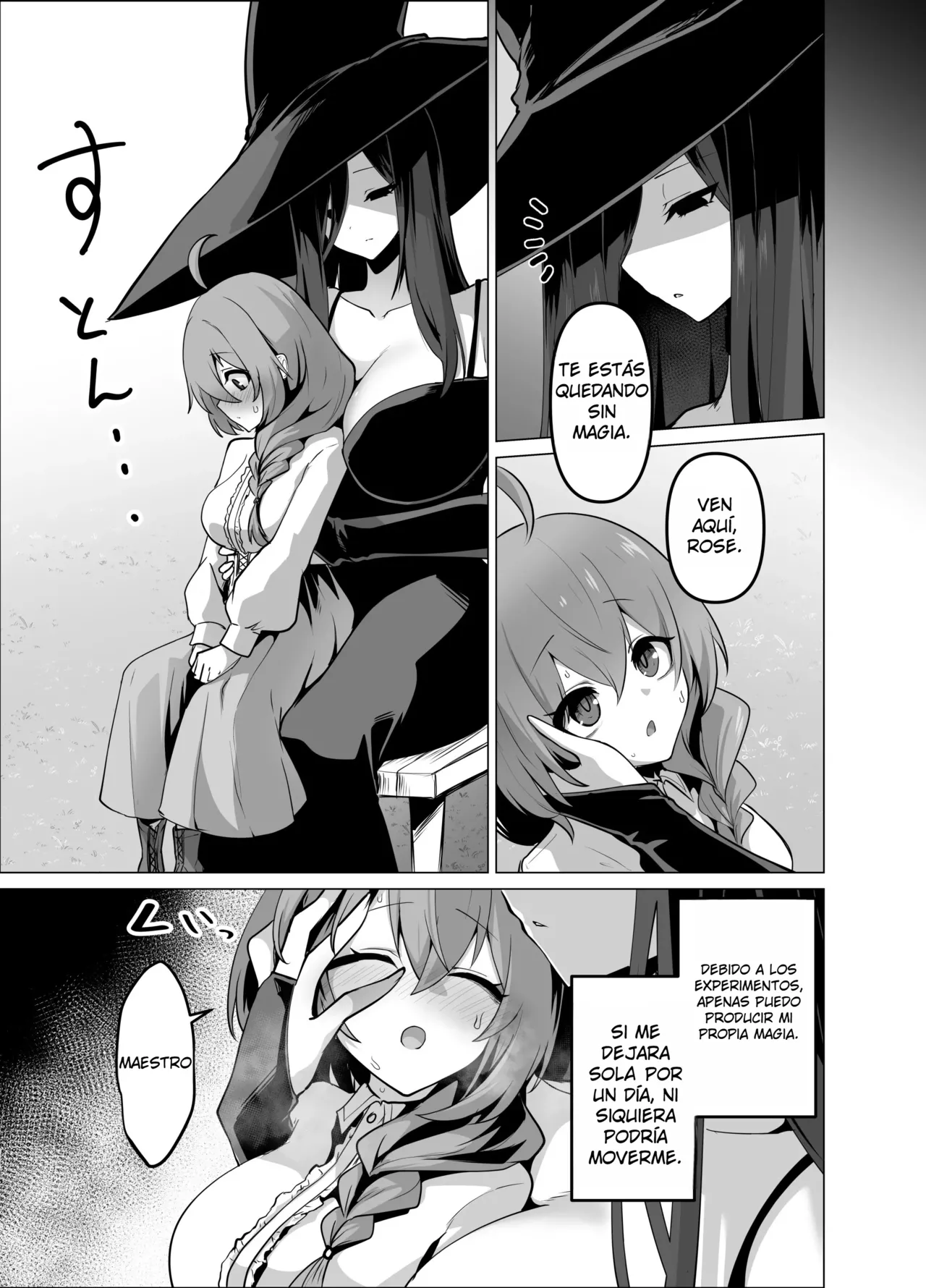 Oshishou-sama, Se~shi o Kudasai｜Maestra, Por Favor Concé~deme Tu Maná page 9 full