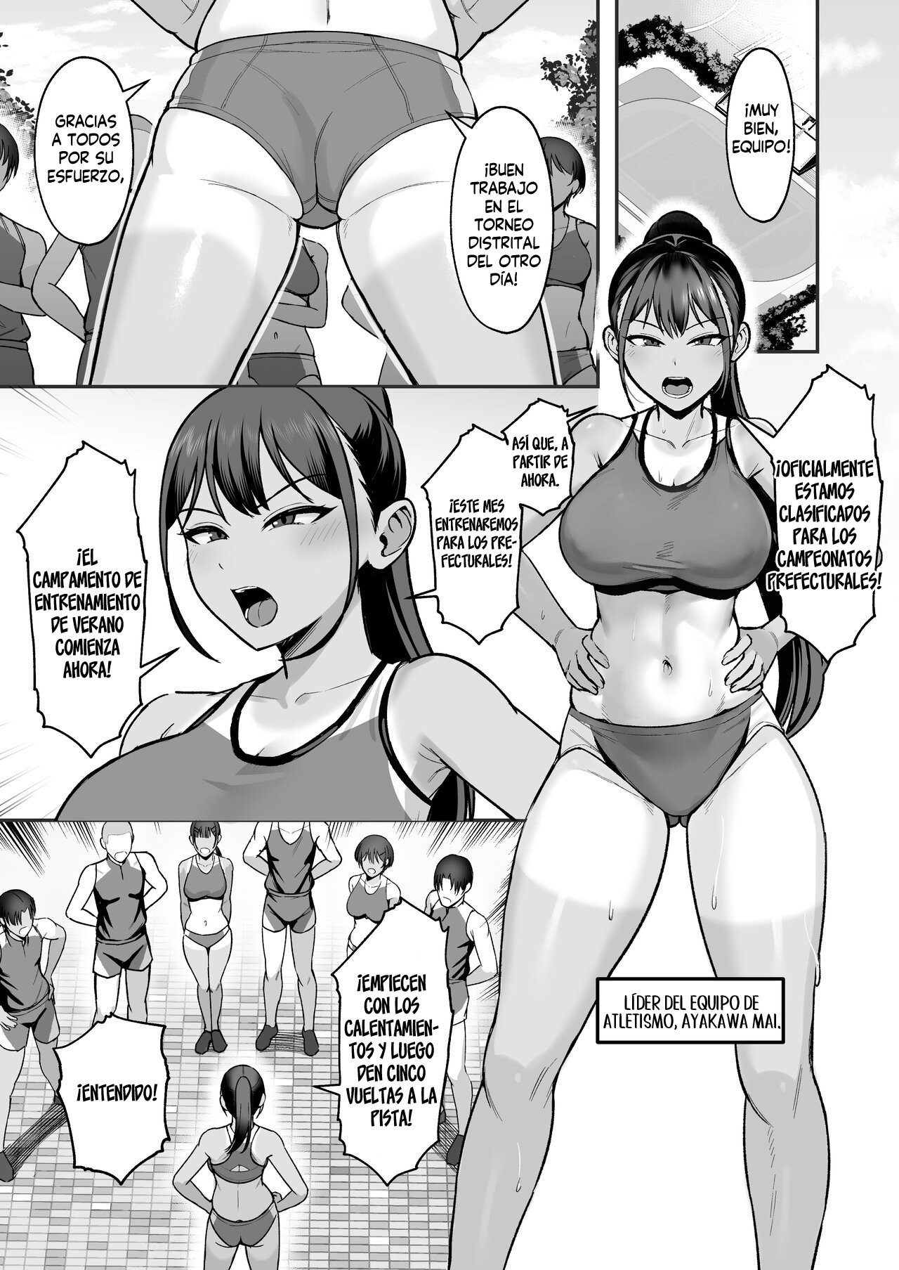 Rikujoubu Buchou, Yankee-tachi ni Otosareru 2｜La Capitana del Club de Atletismo es Sometida por un Grupo de Delinquentes 2 page 3 full