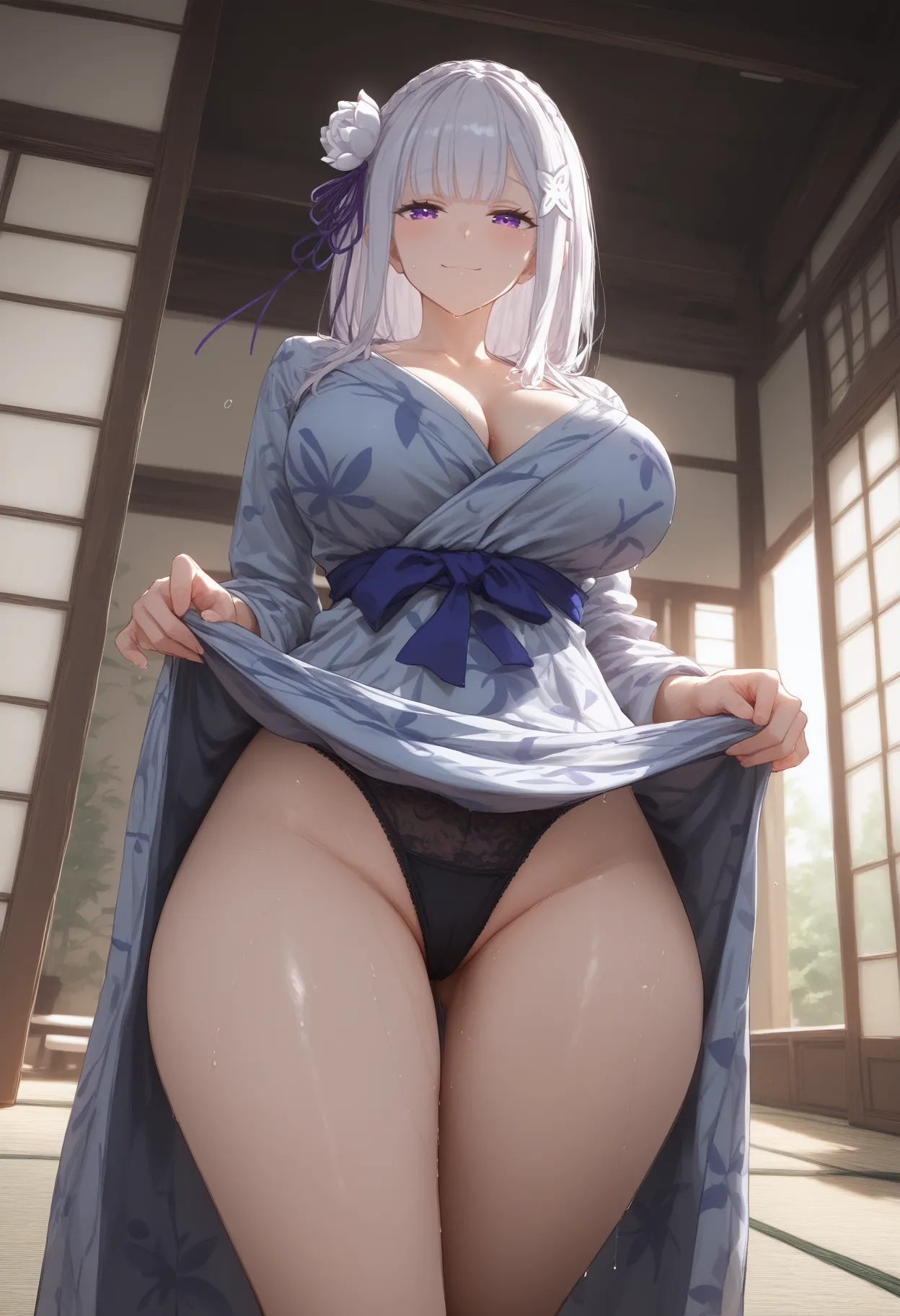 Emilia - Yukata page 8 full