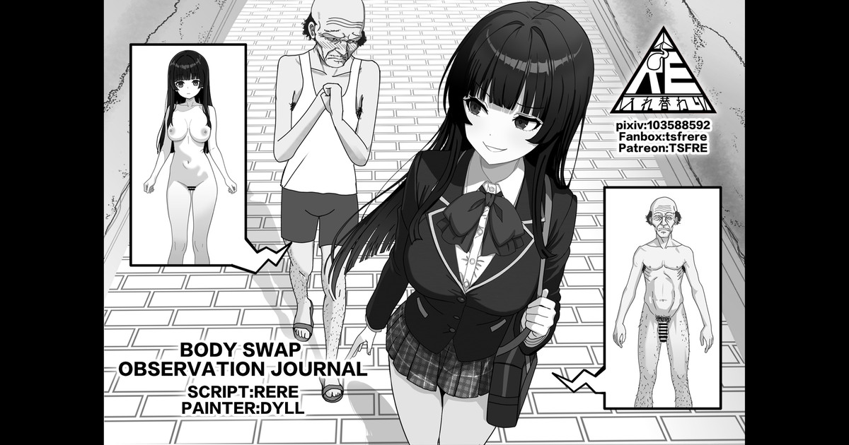 Body Swap Observation Journal page 1 full