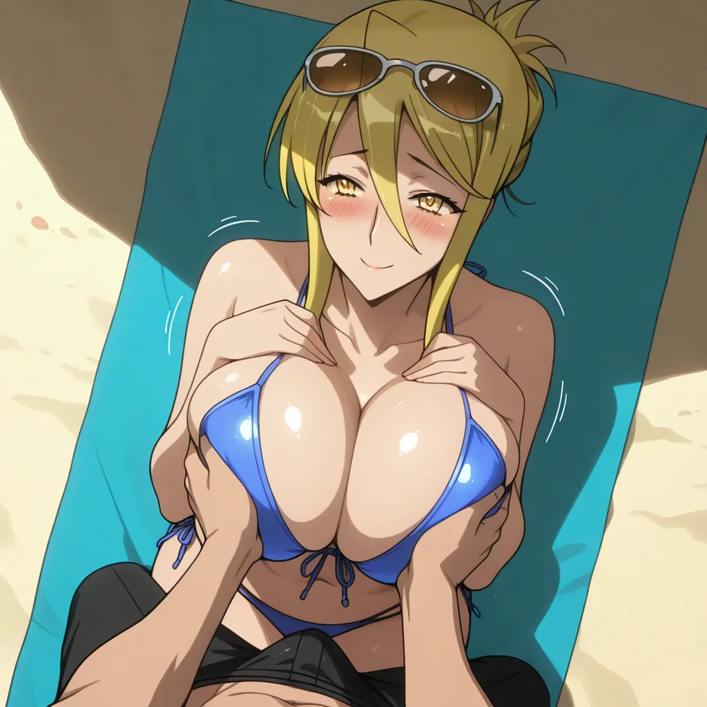 Shizuka Marikawa get hit on at the beach page 8 full