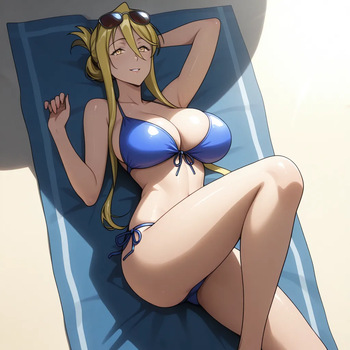 Shizuka Marikawa get hit on at the beach cover
