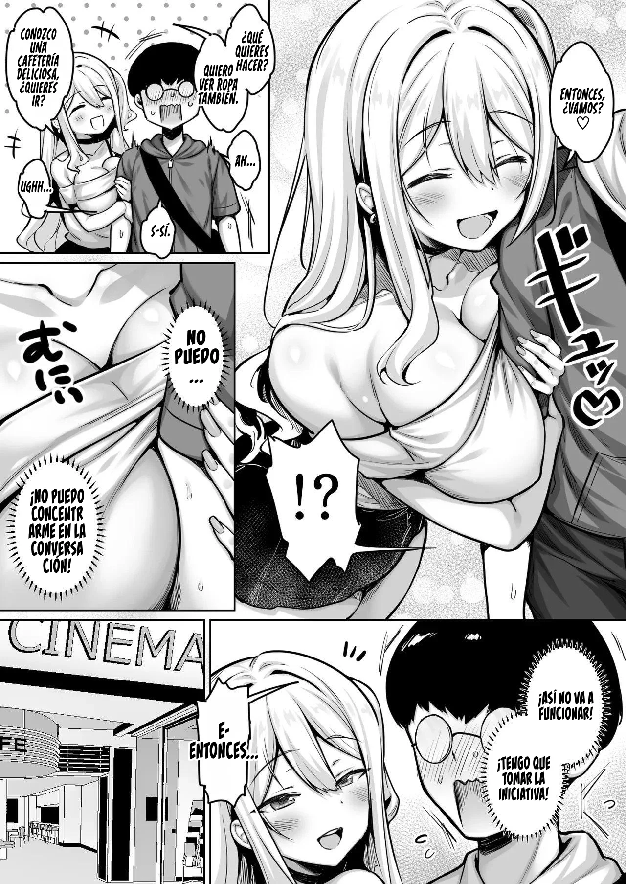 InCha no Boku ga Pure na YouGal to Koibito ni natte Icha Love Hatsu Ecchi suru Hanashi｜Cómo un Nerd como Yo Se Hizo Novio de una Gal Pura y Tuvimos Nuestra Primera Vez Llena de Ternura y Afecto page 5 full